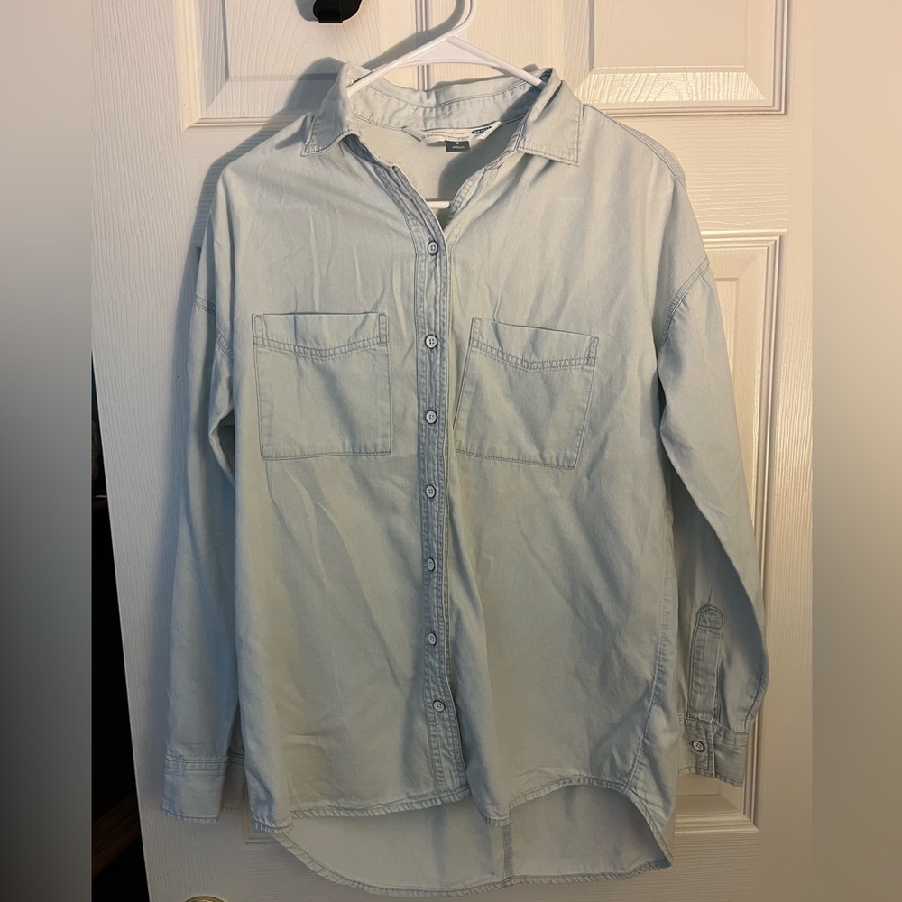Old Navy Boyfriend Button Down Shirt